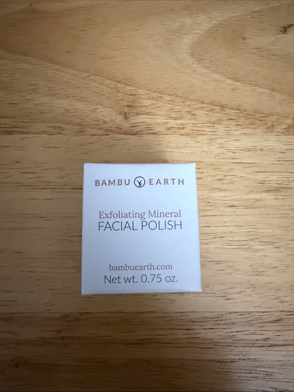 Bambu Earth Exfoliating Mineral Facial Polish - White